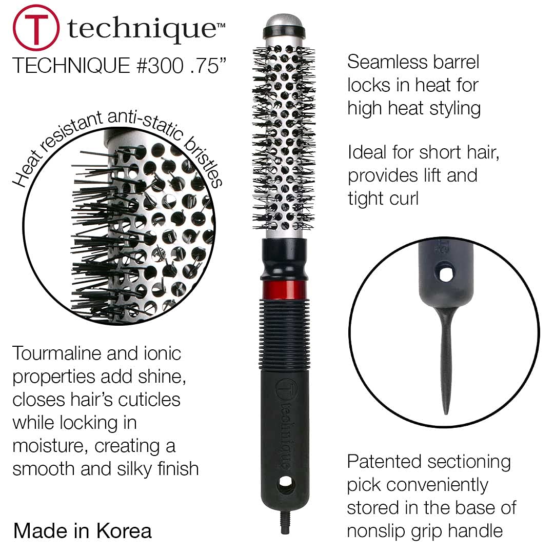 CRICKET Technique 300: cerdas antiestaticas con Tourmalina para brillo