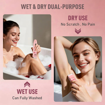 Crolanli Bikini Trimmer con cabezas intercambiables para cuerpo, rostro y bikini.