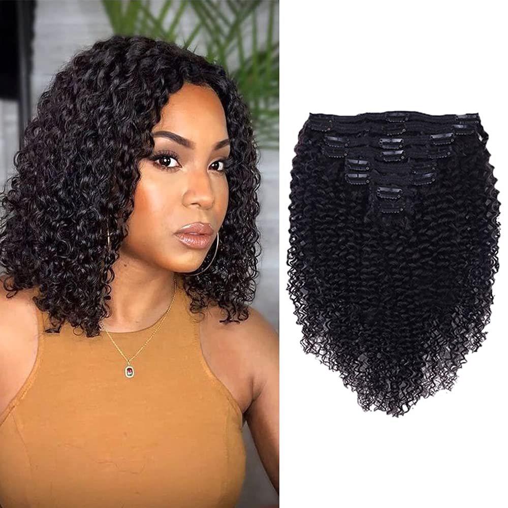 Croocco extensión rizados 14 pulgadas con clips, aporta volumen inmediato y aspecto natural para peinados diarios.