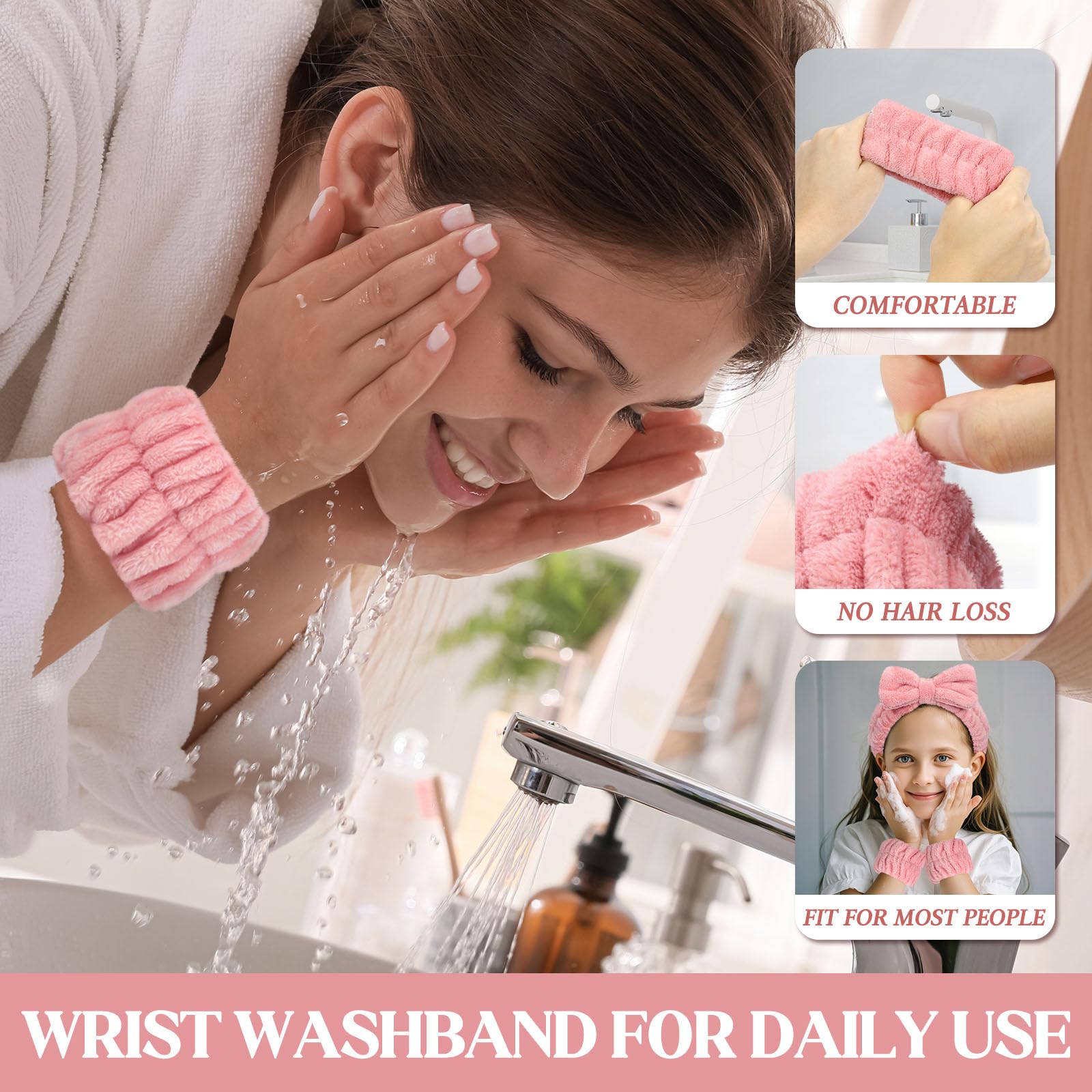 Crosize pulseras microfibra: ideales para maquillaje y tareas del hogar
