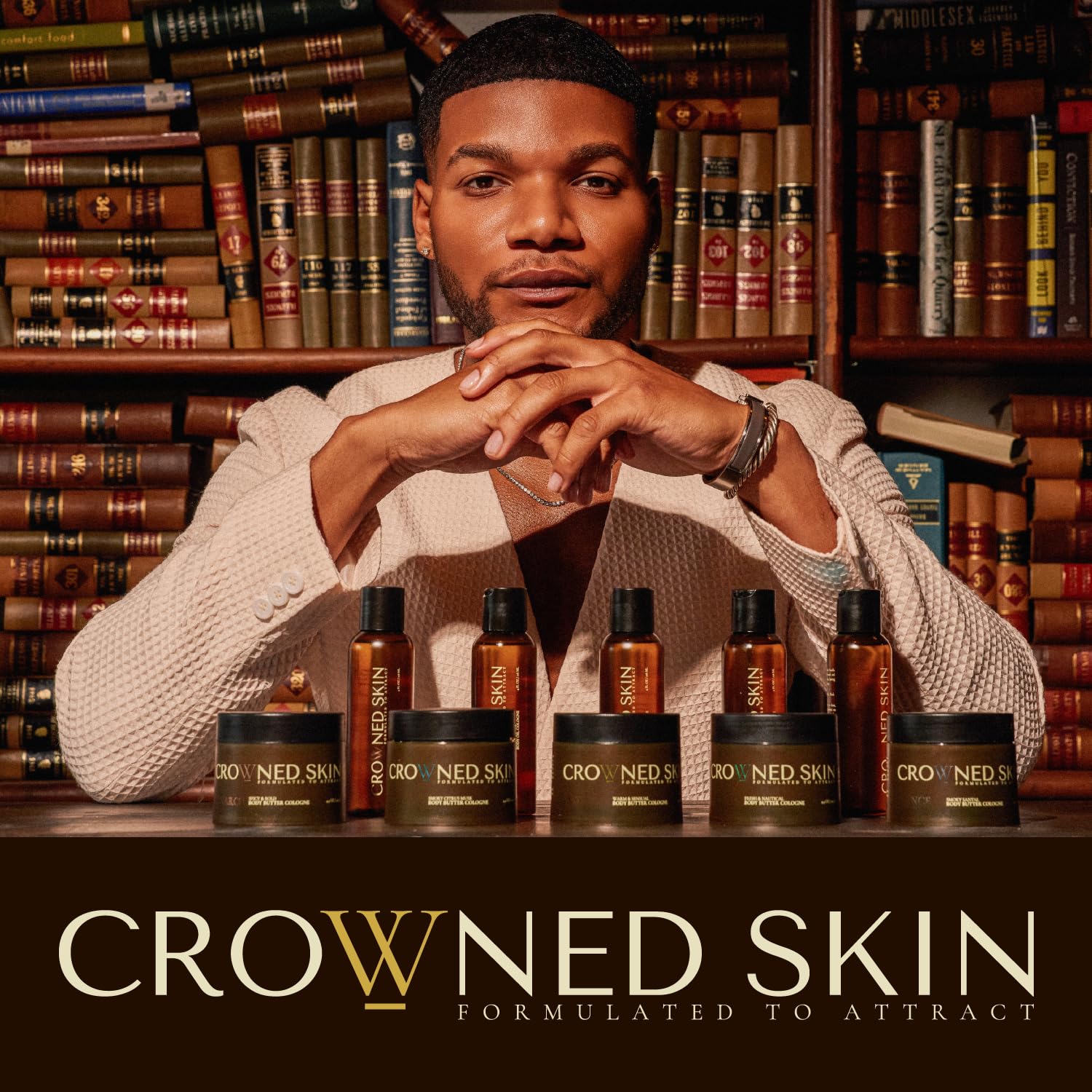 Crowned Skin Prince envase 4oz práctico para uso diario