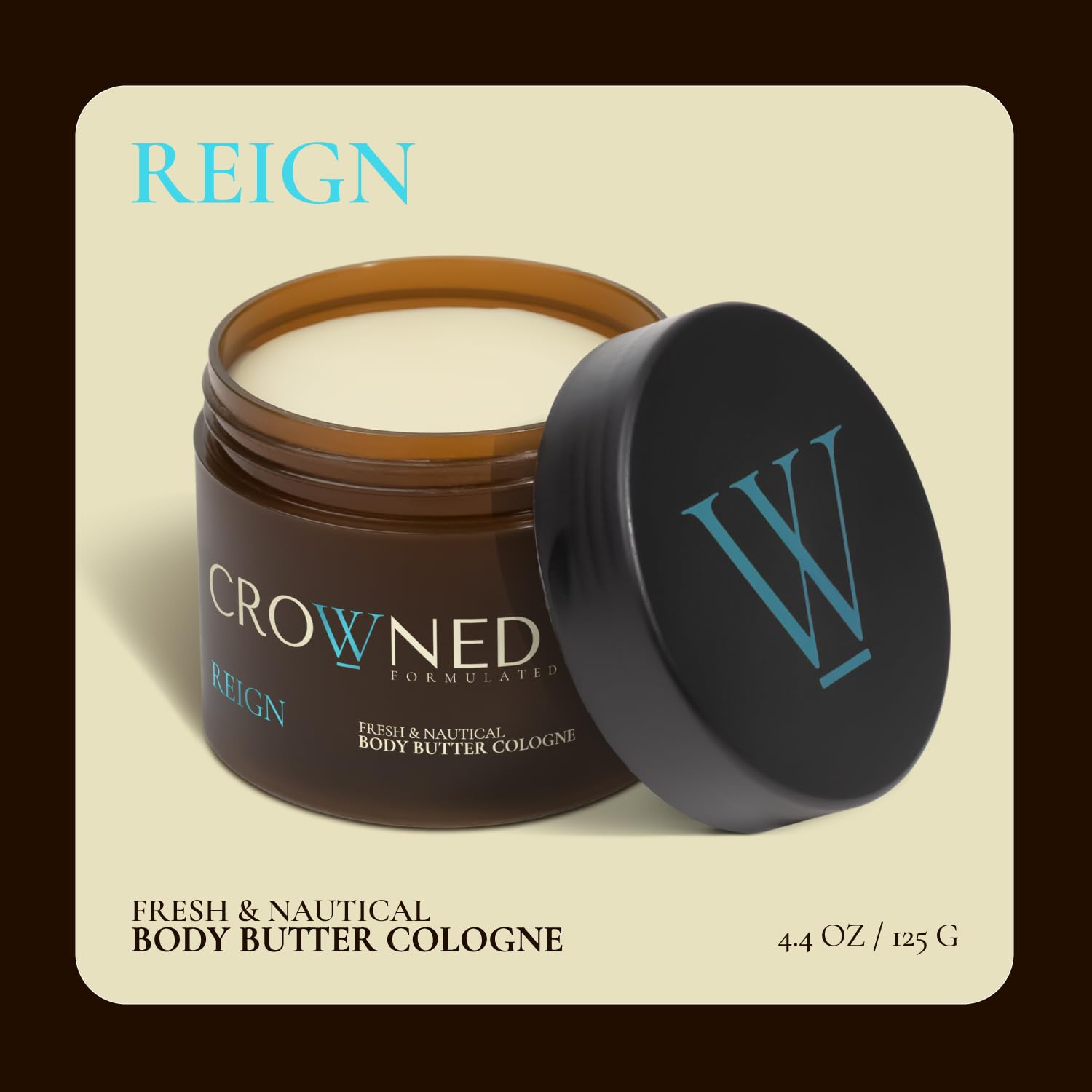 Textura manteca corporal de Crowned Skin Reign para piel suave