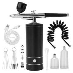 Crpen Airbrush Kit con compresor para acabado suave en uñas y maquillaje
