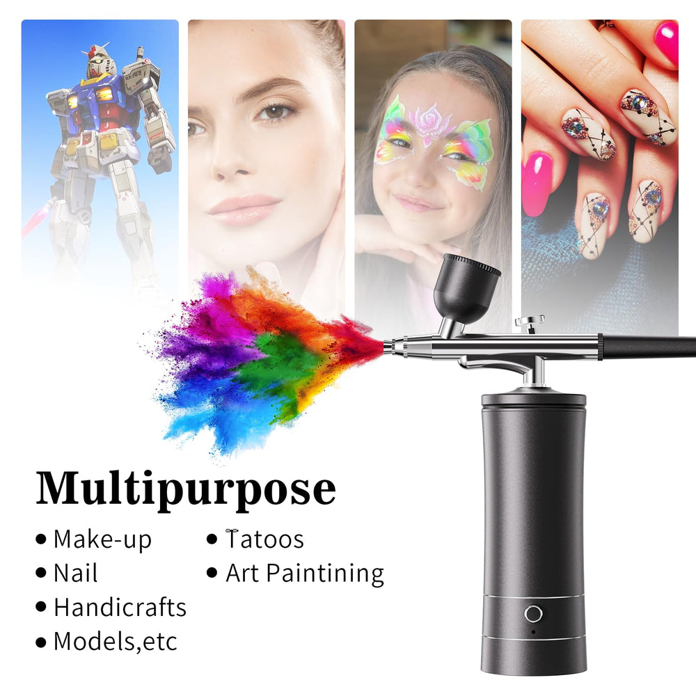 Crpen Airbrush Kit décor gâteau et miniatures avec accessibilité facile