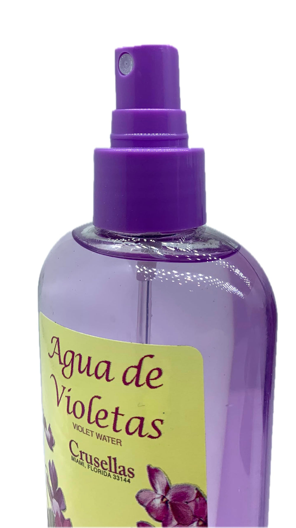 Crusellas Agua de Violetas: uso en altar para notas florales serenas.