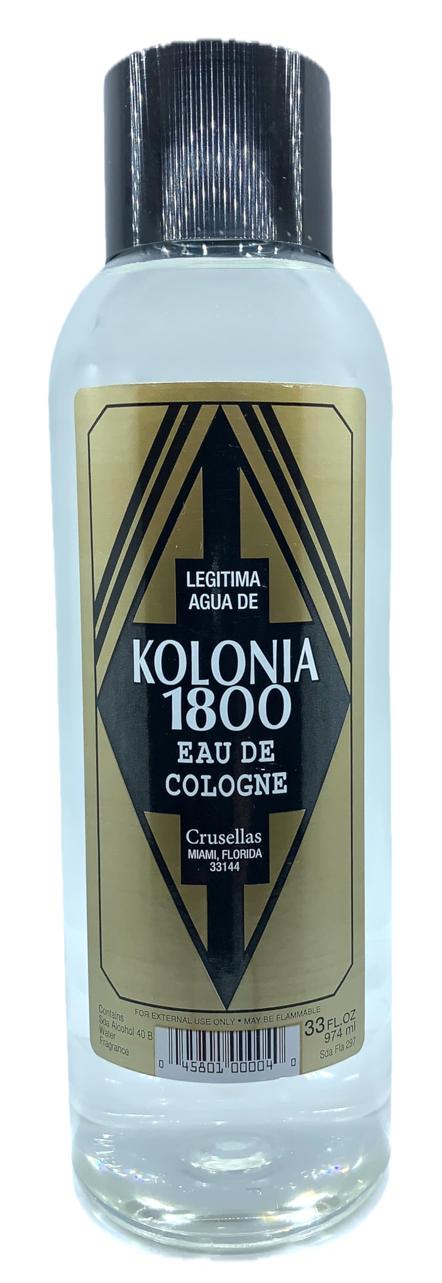Crusellas Legitima 1800 Natural Splash bottle for daily refreshing citrus fragrance.