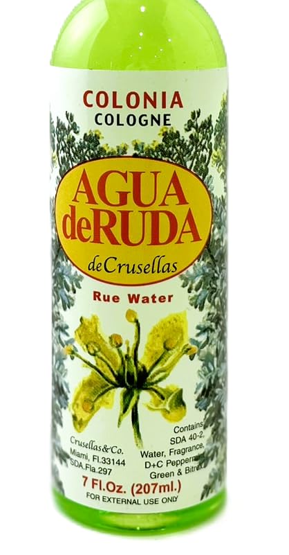 Crusellas Rue Water, spray para aplicación diaria y uso práctico.