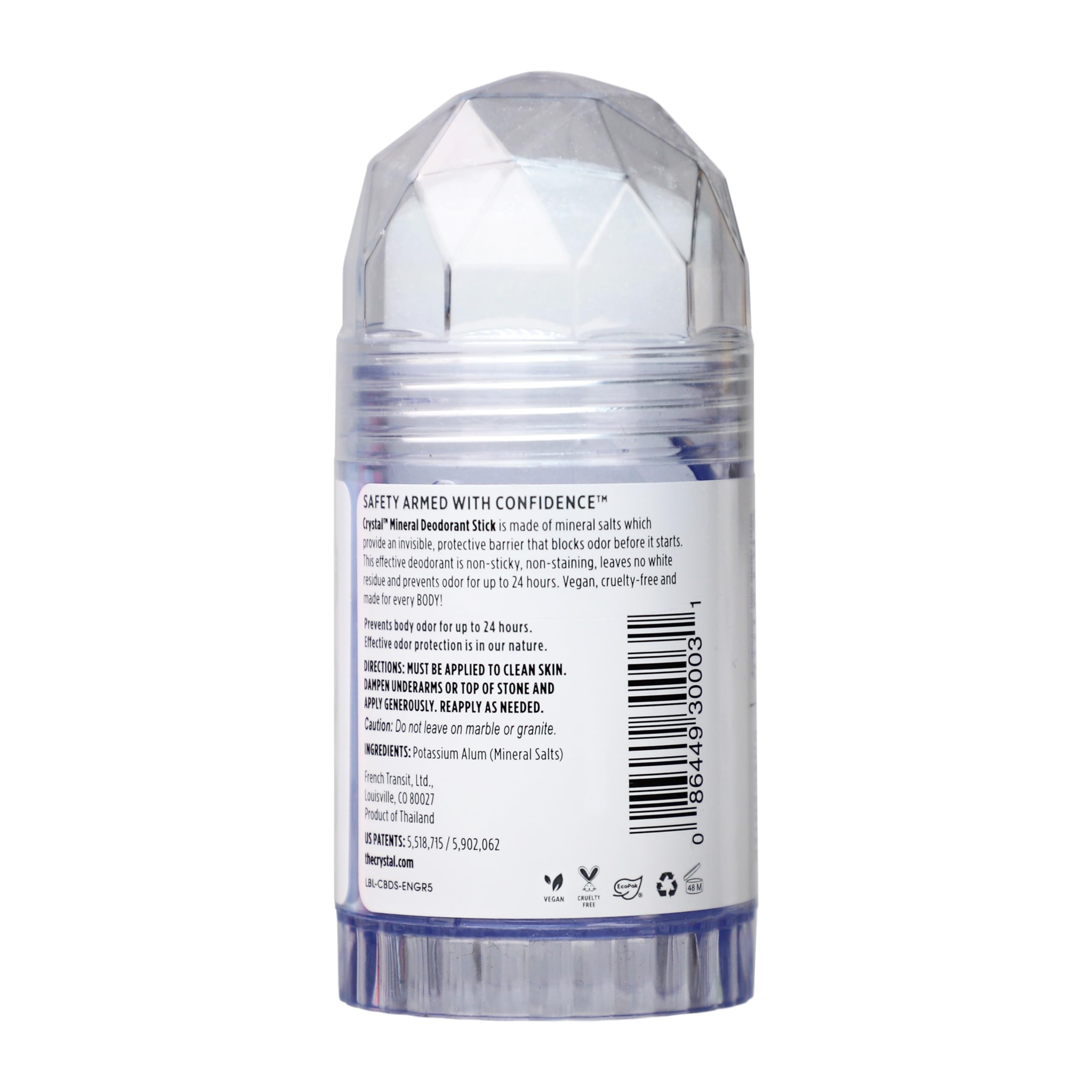 Crystal Essence aplicación diaria suave que evita irritación y manchas