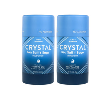 Crystal Essence bâton déodorant magnésium emballage prêt à l’emploi offrant une protection longue.