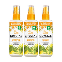 Crystal Essence Desodorante Essence Spray con manzanilla y té verde para uso diario