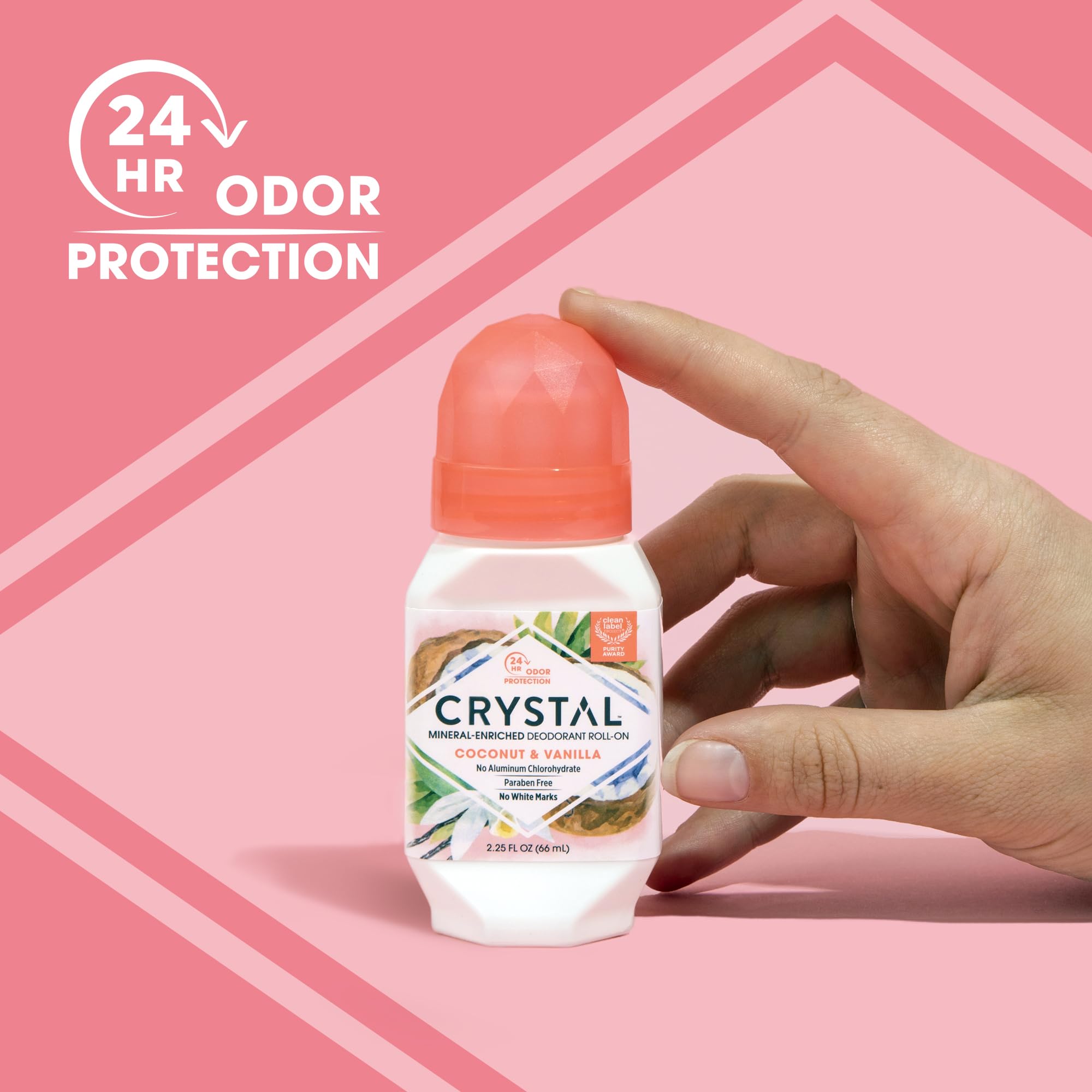 Aplicación suave con rodillo Crystal Essence para piel sensible