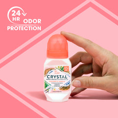 Aplicación suave con rodillo Crystal Essence para piel sensible