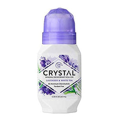 Crystal Essence roll-on desodorante lavanda: aplicación precisa para una frescura duradera.