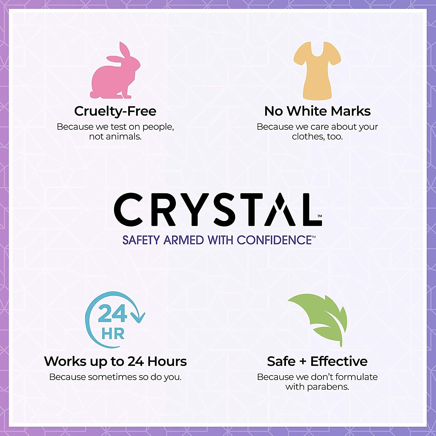 Crystal Essence desodorante mineral roll-on lavanda: fragancia suave para días movidos.