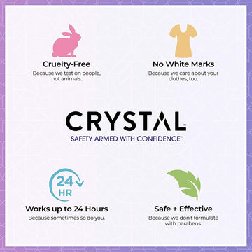 Crystal Essence desodorante mineral roll-on lavanda: fragancia suave para días movidos.