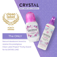 Ingredientes Crystal Clear muestran una fórmula limpia