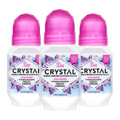 Crystal Essence desodorante mineral sin perfume en empaque neutro para uso diario