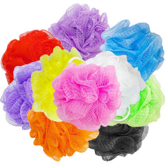 Esponjas de baño Cshangzei, juego de 10 en colores, ideal para distinguir a la familia