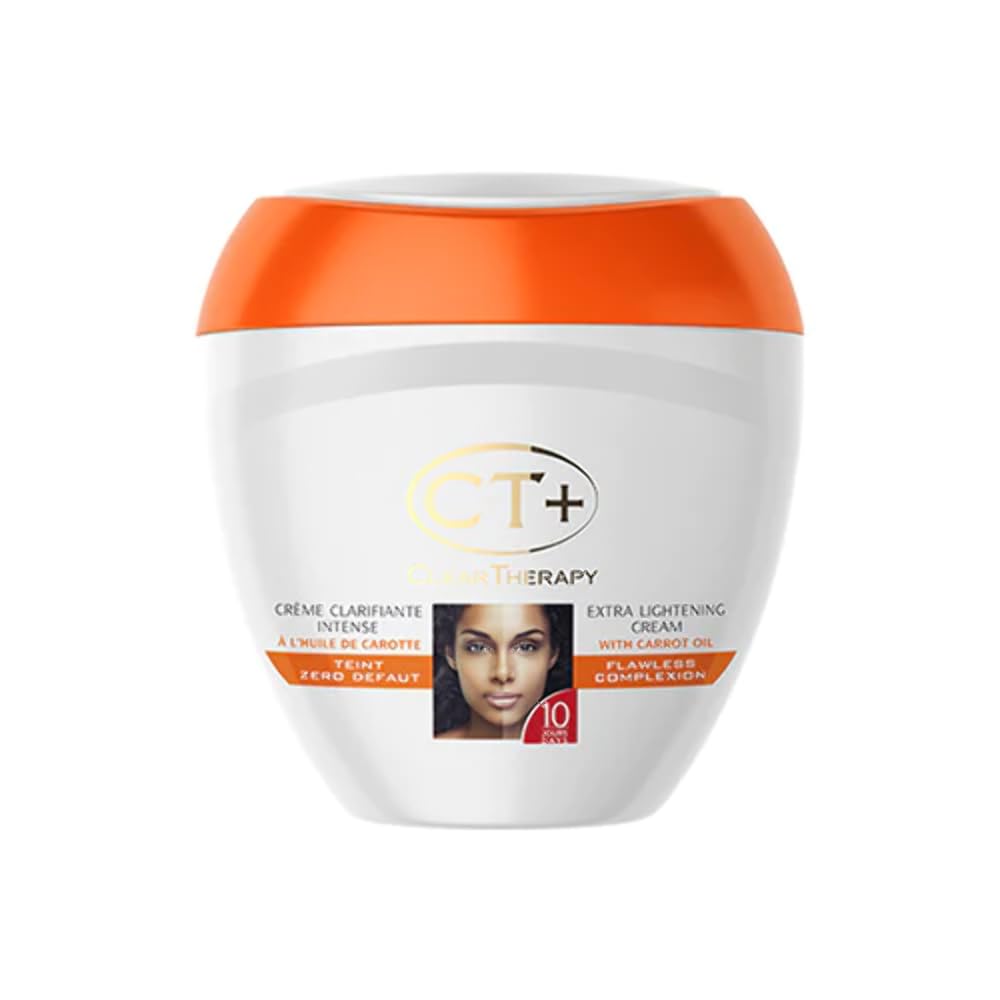 CT+ Clear Therapy crema aclaradora con aceite de zanahoria para piel uniforme