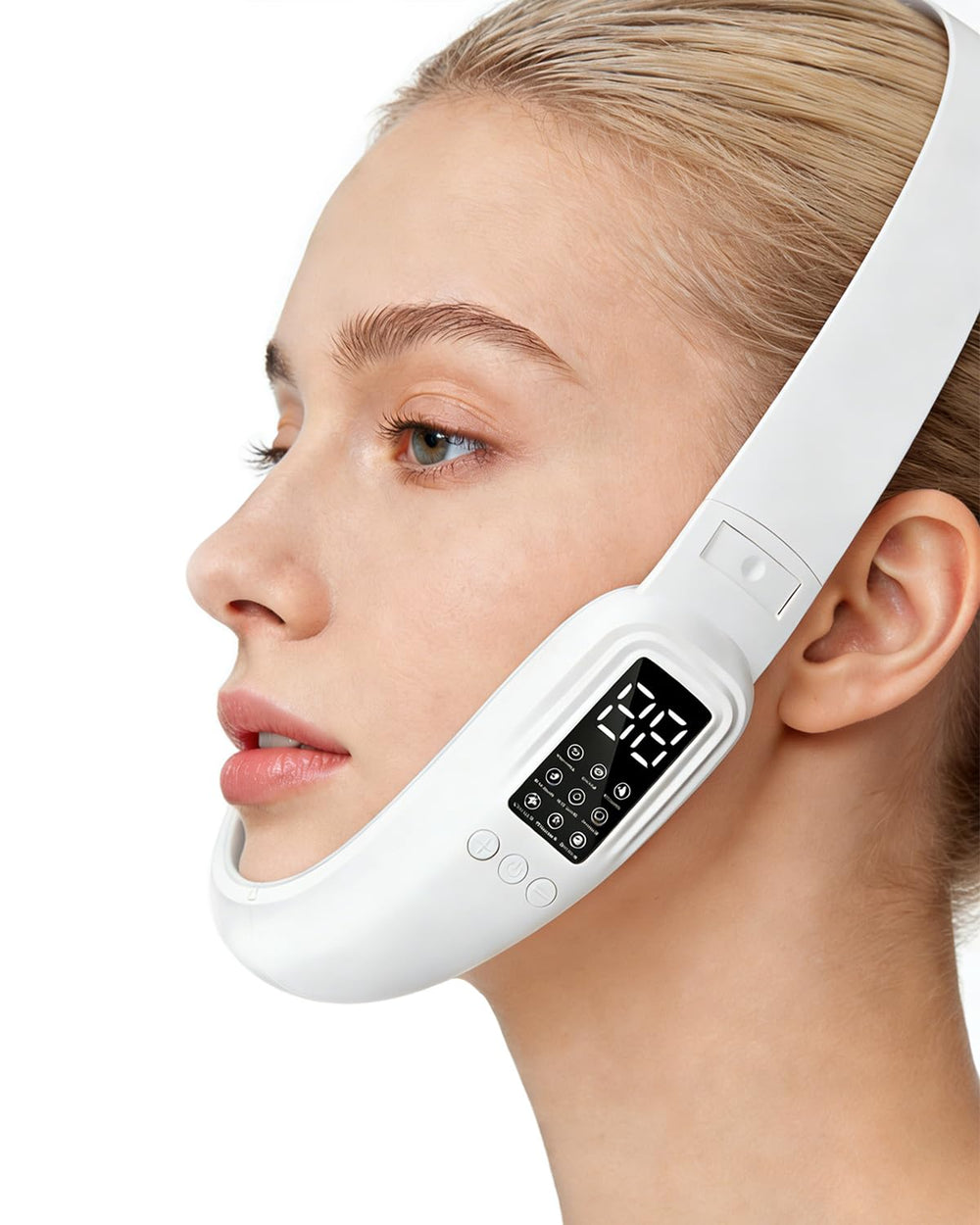 Cteart V-Face device front view showing compact design for home use.