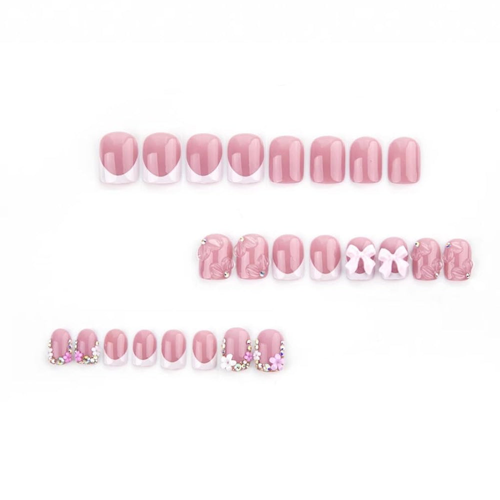 CTTHNBD cobertura total de uñas pegadas para estilo compacto
