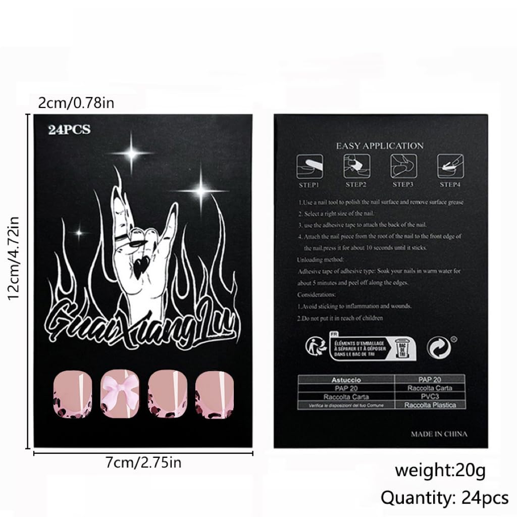CTTHNBD variedad de tallas para ajuste perfecto en uñas postizas