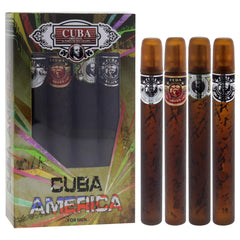 Cuba America frascos 4x35ml verde: opción fresca para días casuales