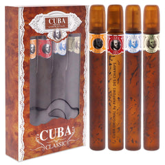 Detalle de diseño en la caja de Cuba, regalo elegante para él.