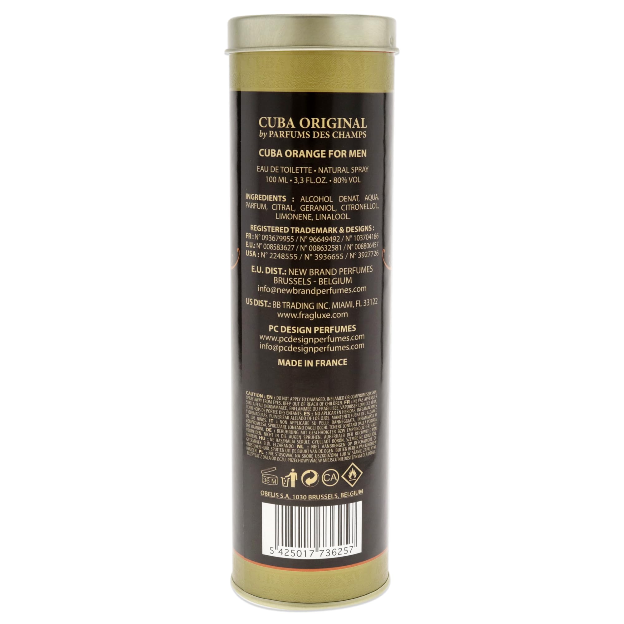 Cuba Naranja, caja de presentación, regalo listo para sorprender.