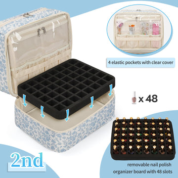 CUBETASTIC Diviseur Velcro ajustable pour outils et lampe