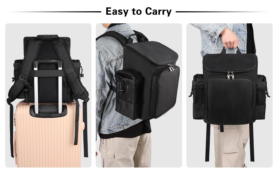 Mochila multifuncional de CUBETASTIC para estilistas y maquilladores