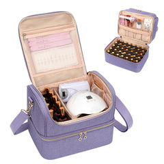Cubetastic organizador de esmaltes con capacidad para 45 botellas, ideal para manicura en casa