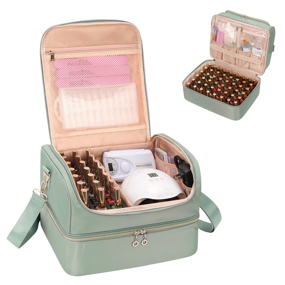 Cubetastic organizador esmaltes portátil frontal para transporte fácil.