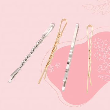 CubGreff pinzas de cabello con diseños elegantes plata para eventos.