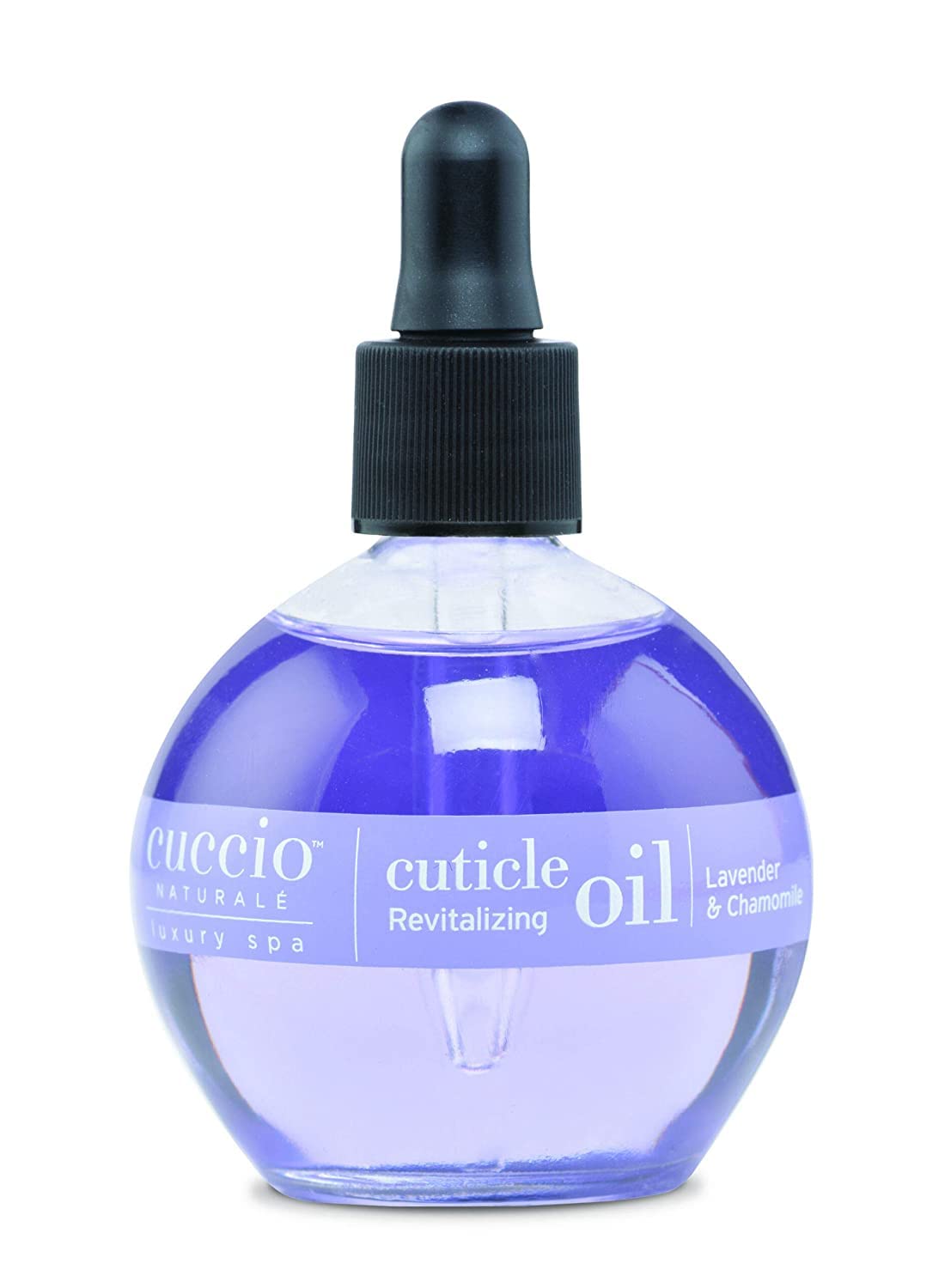 Cuccio Naturale: bote de aceite para cutículas con lavanda y manzanilla, hidratación profunda.