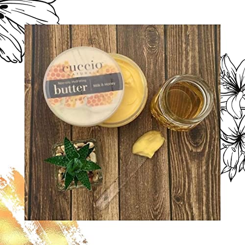 Cuccio Naturale Butter Blends experiencia spa en casa con crema lujosa.