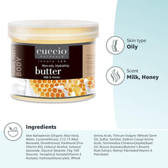 Cuccio Naturale lait et miel – crème pieds, douceur durable