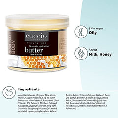 Cuccio Naturale Butter Babies: parfum lait-miel pour une expérience sensorielle apaisante.