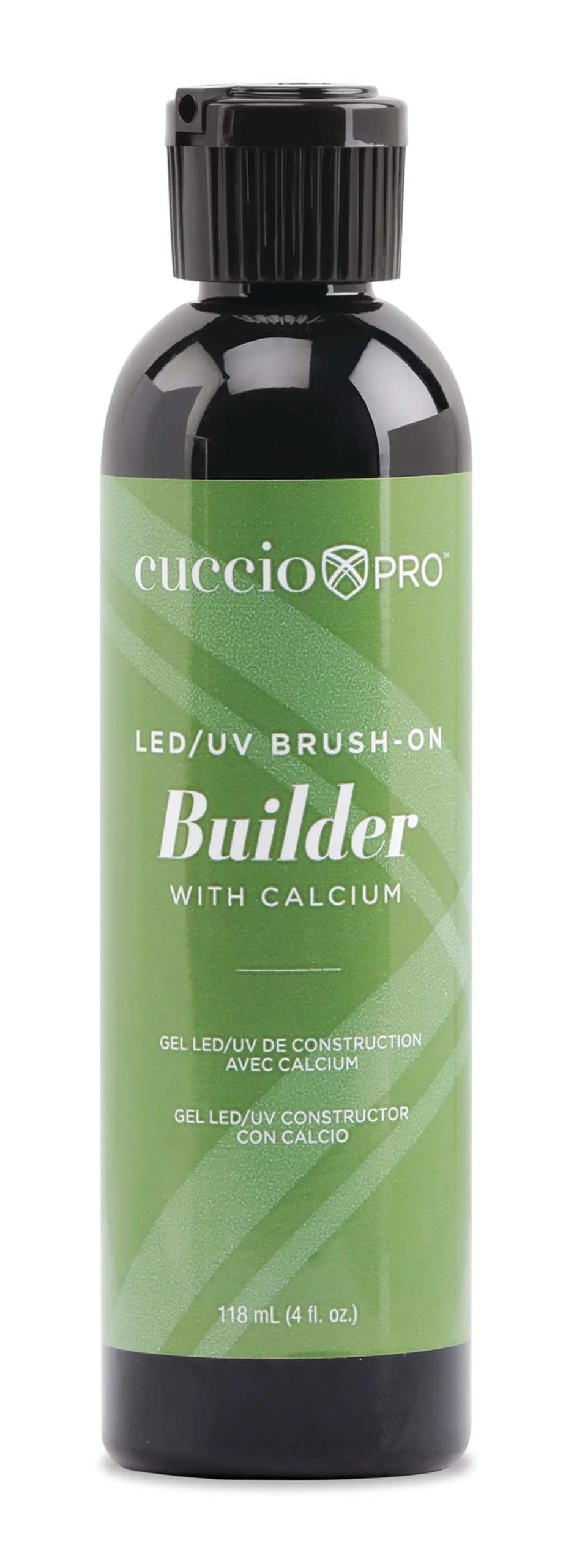 Cuccio Pro Gel de construcción con brocha, aplicación suave gracias al calcio enriquecido