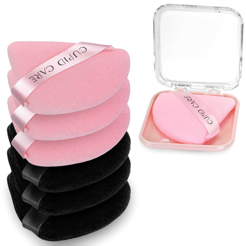 Almohadillas triangulares CUPID CARE para aplicación precisa de polvo