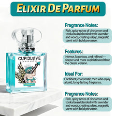 CUPIDLOVE Colonia para hombre, aplicación en el cuello, ideal para noches memorables.