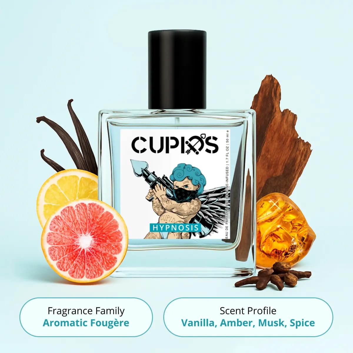 Cupids Hipnosis 2.0, aplicación en el pulso para una difusión constante.