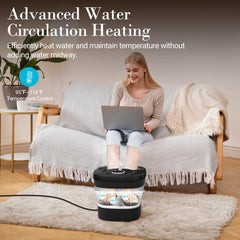 CuPiLo Foot Spa: masaje shiatsu motorizado para aliviar tensión en pies.