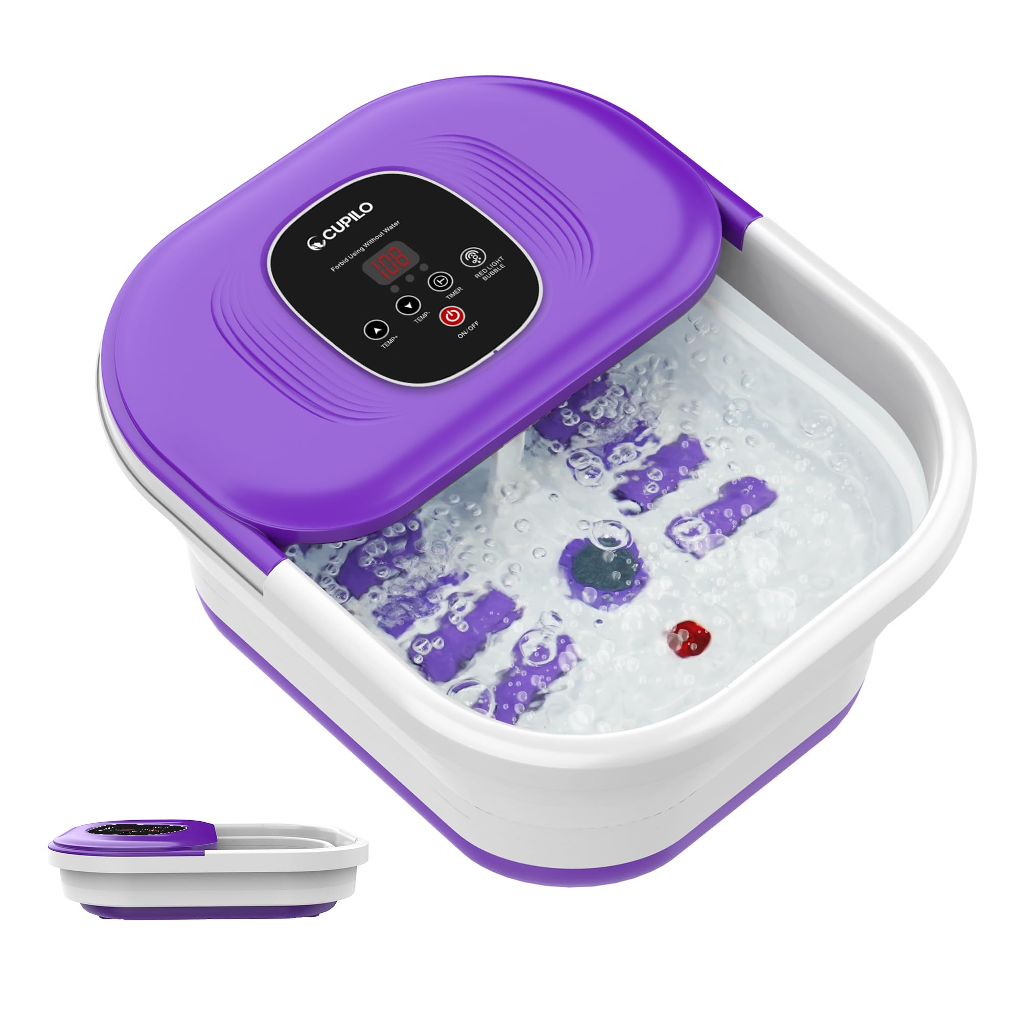 CuPiLo spa-pies-calor: calentamiento estable para mayor confort.