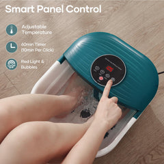 CURECURE spa-pies-calor-ajustable ofrece temperatura cómoda para un baño relajante.