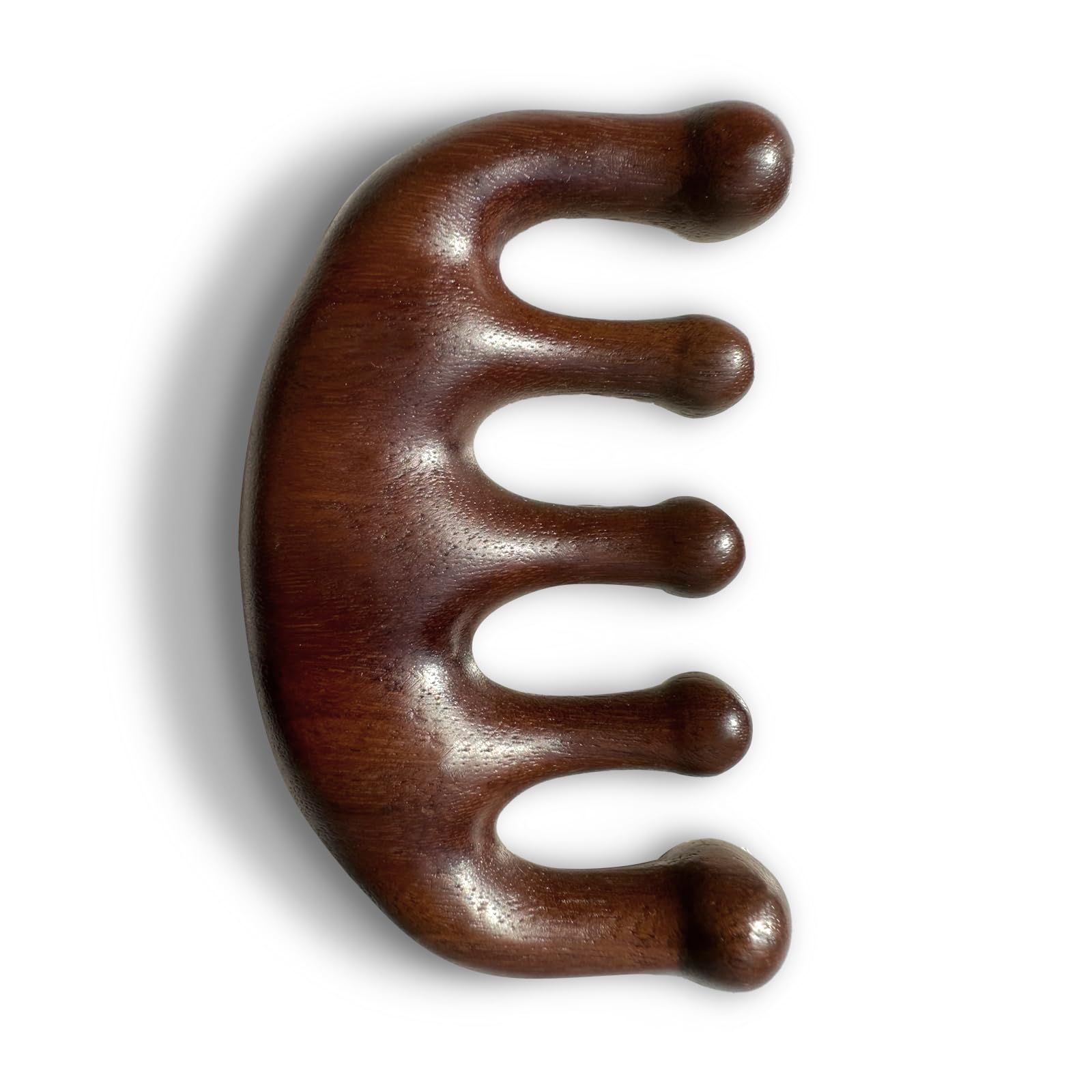 Cureder Masaje Cabello Madera: masaje relajante para el cuero cabelludo y cabello suave.