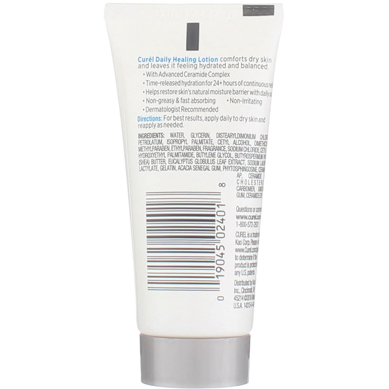 Loción Curel Daily Healing Original, crema de manos para mantener la piel suave y protegida.
