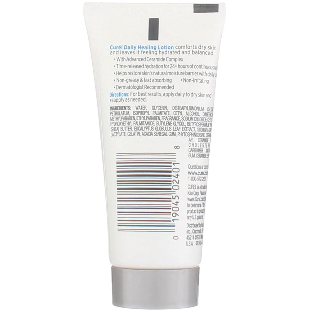 Loción Curel Daily Healing Original, crema de manos para mantener la piel suave y protegida.