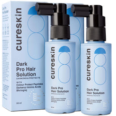 Cureskin Anti-Gris: flacon compact pour cheveux et barbe, application légère.