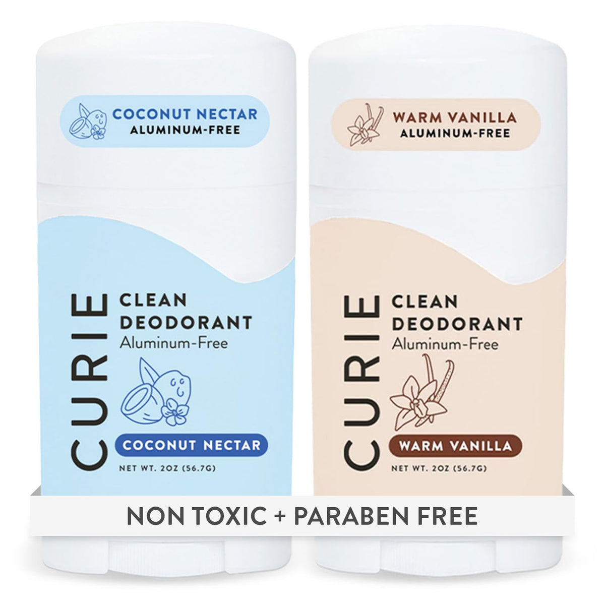 Curie bâton naturel coco, fraîcheur durable après l'entraînement.
